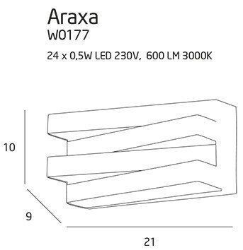Декоративная подсветка Maxlight W0177 Araxa