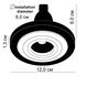 Точечный врезной светильник Imperium Light Saturn 30112.17.36