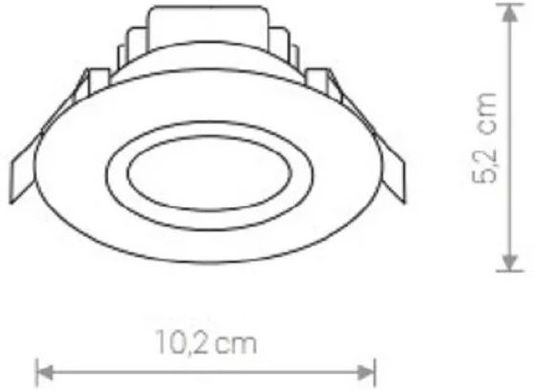 Точковий врізний світильник Nowodvorski 8991 HELIOS LED